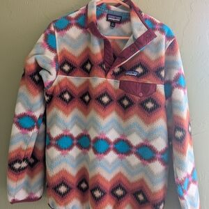 Patagonia Vibrant Patterned Crewneck Sweater